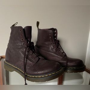 Doc Martens Pascal 8 Eyelet Boots in Oxblood